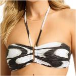 Weiße Seafolly Bandeau Bikinitops aus Polyester für Damen Größe S 