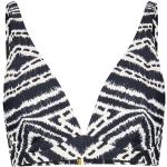 Reduzierte Graue Seafolly Bikini-Tops aus Polyamid mit verstellbaren Trägern für Damen Größe S 