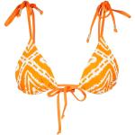 Reduzierte Orange Afrika-Muster Seafolly Triangel-Tops aus Polyamid für Damen Größe XXS 