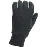Graue Strick-Handschuhe für Herren Größe XL 