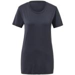 Reduzierte Anthrazitfarbene TCHIBO T-Shirts aus Polyamid für Damen Größe S 