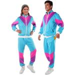 Seawhisper 80er Kostüm Jogginganzug Herren 90er Jahre Kleidung Herren Trainingsanzug Damen NEW KIDS Kostüme Blau L