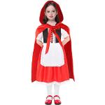 Rote Rotkäppchen Maxi Faschingskostüme & Karnevalskostüme aus Polyester für Kinder Größe 116 