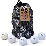 Second Chance Nike Mix Recycled Golf Balls (Lake Golf Balls), Unisex-Erwachsene Zweite Chance Nike 48 Lake Golfbälle Klasse B, Weiß, 48 -