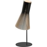 Schwarze Secto Secto Designer Tischlampen aus Holz E27 