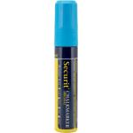 Securit® Kreidestift 7-15mm, Blau, 1 Stück, Blisterverpackung 15,5x2,7x2,7cm | 0,1kg - blue plastic BL-SMA720-BU