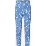 Blaue Business Seductive Business-Hosen aus Polyamid für Damen Größe S 