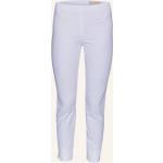 Weiße Business Seductive Business-Hosen aus Polyamid für Damen Größe L 