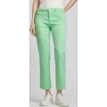 Hellgrüne Seductive Bootcut Jeans mit Reißverschluss aus Denim für Damen Größe S 
