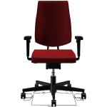 Sedus Black Dot, BD-103, ergonomischer Bürostuhl mit Vollpolsterung, hoher Rückenlehne, rot