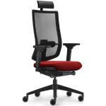 Rote Sedus Bürostühle mit Kopfstütze mit verstellbarer Rückenlehne 