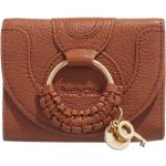 See By Chloé Portemonnaie - Hana Compact Wallet Leather - Gr. unisize - in Braun - für Damen