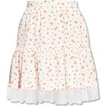 Reduzierte Weiße Bestickte Chloé See by Chloé Mini Sommerröcke mit Kirschenmotiv mit Reißverschluss für Damen Größe M 