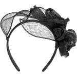 Schwarze SEEBERGER Anlasshüte aus Stroh für Damen Einheitsgröße 