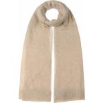 Beige SEEBERGER Kaschmir-Schals aus Wolle für Damen Einheitsgröße für den für den Winter 