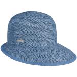 Blaue SEEBERGER Strohhüte aus Stroh 58 für Damen Größe 3 XL 