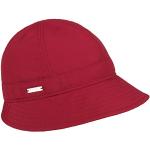 Reduzierte Rote Unifarbene SEEBERGER Glockenhüte aus Polyester 56 für Damen Übergrößen 