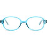 Blaue Seen Clothing Rechteckige Kunststoffbrillengestelle für Herren 