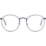 Blaue Seen Clothing Runde Brillenfassungen aus Metall für Kinder 