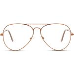 Braune Seen Clothing Brillenfassungen aus Metall für Herren 