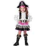 Weiße Piratenkostüme für Kinder Größe 98 