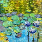 Impressionistische Claude Monet Ölgemälde & Ölbilder Strukturierte mit Rahmen 