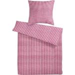 Rote Karo bügelfreie Bettwäsche aus Baumwolle 135x200 