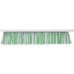 SeGaTeX home fashion Querbehang zur Küchengardine „Melli in Grün“ mit Reihband grün-weiß-kariert Bistrogardine 30 x 400 cm