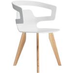 Weiße Skandinavische ALIAS Esszimmerstühle & Küchenstühle gebeizt aus Massivholz 