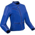 Reduzierte Blaue Übergangsjacken aus Leder für Damen 