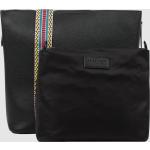 Reduzierte Schwarze Seidenfelt Hobo Bags mit Riemchen aus Leder für Damen 