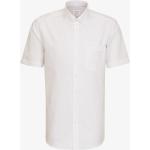 Weiße Unifarbene Business Seidensticker Nachhaltige Regular Fit Hemden für Herren 