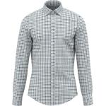 Grüne Karo Business Seidensticker Button Down Kragen Bügelfreie Hemden aus Baumwolle für Herren Größe 3 XL 