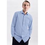 Reduzierte Hellblaue Unifarbene Langärmelige Seidensticker Nachhaltige Kentkragen Hemden mit Kent-Kragen für Herren 