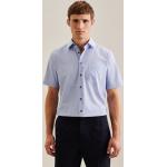 Reduzierte Unifarbene Elegante Kurzärmelige Seidensticker Nachhaltige Kentkragen Hemden mit Kent-Kragen aus Baumwolle für Herren 