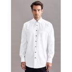 Reduzierte Weiße Langärmelige Seidensticker Nachhaltige Kentkragen Hemden mit Kent-Kragen aus Baumwolle für Herren Übergrößen 