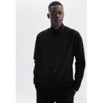 Reduzierte Schwarze Business Langärmelige Seidensticker Nachhaltige Kentkragen Hemden mit Kent-Kragen aus Baumwolle für Herren Größe S 