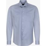 Hellblaue Unifarbene Oversize Seidensticker Nachhaltige Regular Fit Hemden für Herren Größe 3 XL 