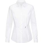 Reduzierte Weiße Unifarbene Langärmelige Seidensticker Nachhaltige Hemdblusen für Damen Größe S für Partys 