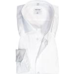Weiße Langärmelige Seidensticker Nachhaltige Kentkragen Hemden mit Kent-Kragen aus Twill für Herren für den für den Frühling 