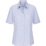 Hellblaue Unifarbene Business Seidensticker Nachhaltige Hemdblusen für Damen Größe XS 