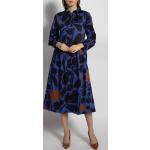 Reduzierte Blaue Seidensticker Nachhaltige Herbstkleider aus Baumwolle für Damen Größe S 