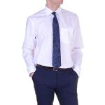 Reduzierte Weiße Elegante Langärmelige Seidensticker Nachhaltige Kentkragen Hemden mit Kent-Kragen für Herren 