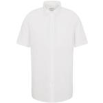 Seidensticker Herren Modern Kurzarm mit Kent-kragen Bügelfrei Businesshemd, Weiß (Weiß 1), 45