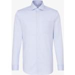 Hellblaue Unifarbene Seidensticker Nachhaltige Regular Fit Hemden für Herren 