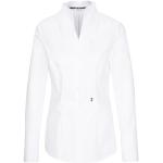 Weiße Unifarbene Seidensticker Nachhaltige Bügelfreie Blusen aus Baumwolle für Damen Größe XL 