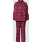 Rote Seidensticker Damenschlafanzüge & Damenpyjamas aus Baumwolle Größe XL zu Weihnachten 