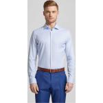 Blaue Unifarbene Seidensticker Nachhaltige Regular Fit Hemden aus Baumwolle für Herren 