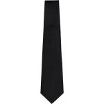 Schwarze Unifarbene Seidensticker Splendesto Nachhaltige Krawatten & Schlipse 