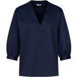 Reduzierte Blaue Seidensticker Nachhaltige Tunika-Blusen für Damen Größe XS 